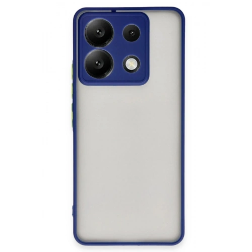 Mey İthalat®   Redmi Note 13 Pro 5G Kılıf Montreal Silikon Kapak - Lacivert