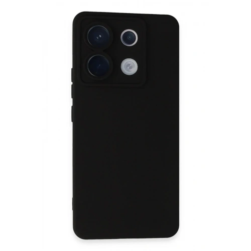 Mey İthalat®   Redmi Note 13 Pro 5G Kılıf Nano içi Kadife Silikon - Siyah