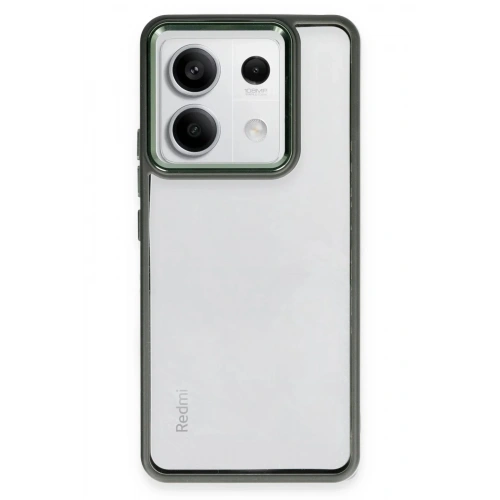 Mey İthalat®   Redmi Note 13 Pro 5G Kılıf Power Silikon - Koyu Yeşil