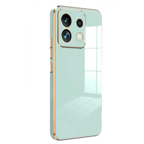 Mey İthalat®   Redmi Note 13 Pro 5G Kılıf Volet Silikon - Açık Yeşil