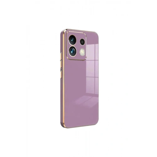 Mey İthalat®   Redmi Note 13 Pro 5G Kılıf Volet Silikon - Mor