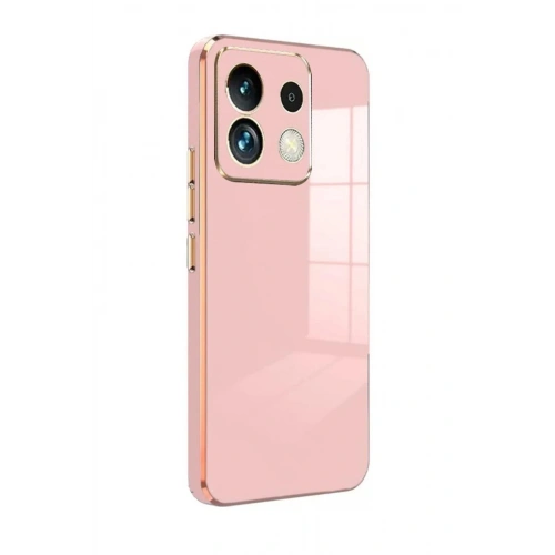 Mey İthalat®   Redmi Note 13 Pro 5G Kılıf Volet Silikon - Pembe