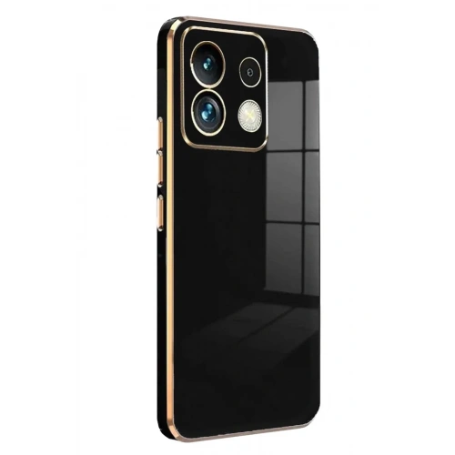 Mey İthalat®   Redmi Note 13 Pro 5G Kılıf Volet Silikon - Siyah
