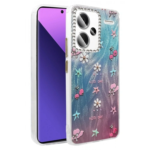 Mey İthalat®   Redmi Note 13 Pro Plus Kılıf Blade Aynalı Desenli Kapak - Desen 4