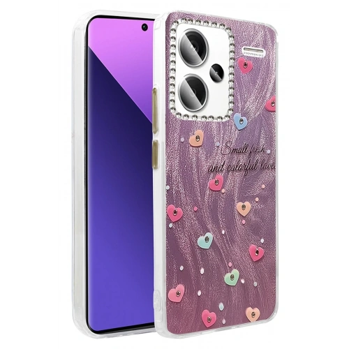 Mey İthalat®   Redmi Note 13 Pro Plus Kılıf Blade Aynalı Desenli Kapak - Desen 8