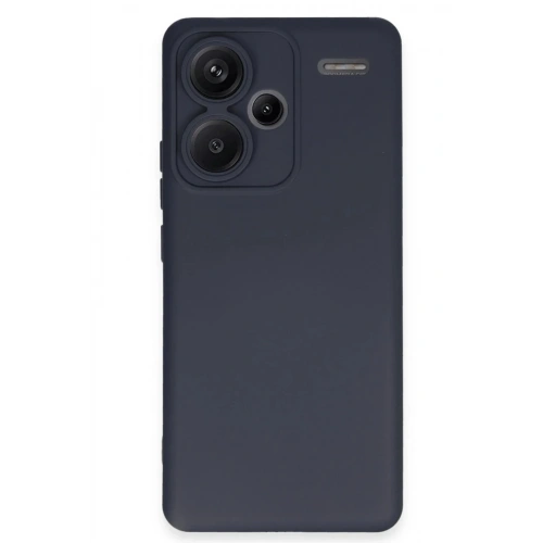 Mey İthalat®   Redmi Note 13 Pro Plus Kılıf Nano içi Kadife Silikon - Lacivert