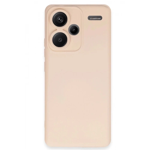 Mey İthalat®   Redmi Note 13 Pro Plus Kılıf Nano içi Kadife Silikon - Pudra
