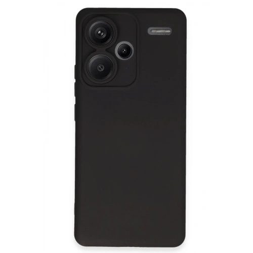 Mey İthalat®   Redmi Note 13 Pro Plus Kılıf Nano içi Kadife Silikon - Siyah