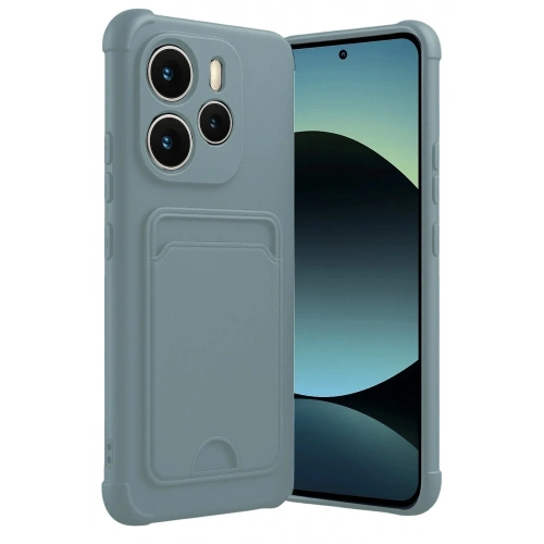 Mey İthalat®   Redmi Note 14 4G Kelvin Kartvizitli Silikon - Açık Yeşil