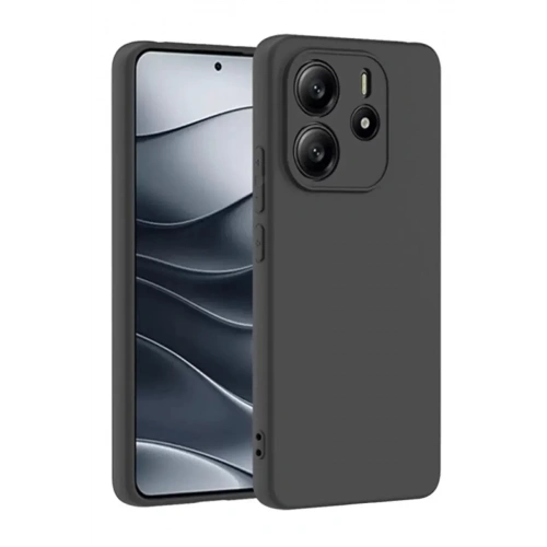 Mey İthalat®   Redmi Note 14 4G Kılıf First Silikon - Siyah