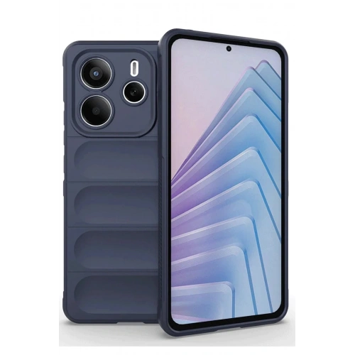 Mey İthalat®   Redmi Note 14 4G Kılıf Optimum Silikon - Lacivert