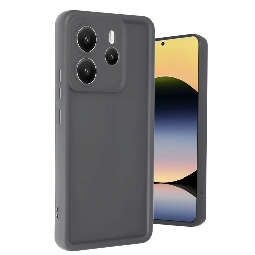 Mey İthalat®   Redmi Note 14 4G Kılıf Viera Silikon - Gri