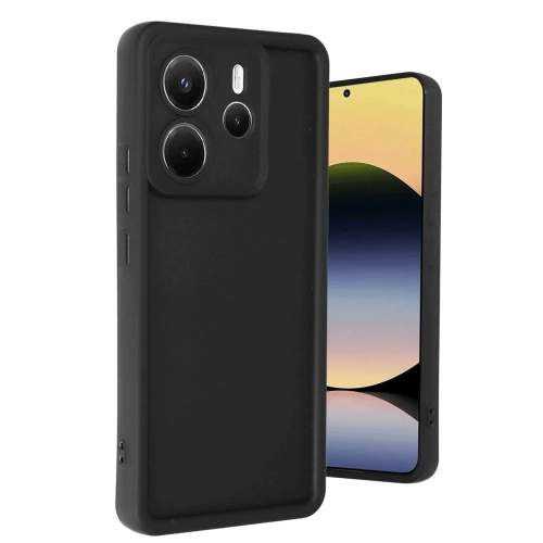 Mey İthalat®   Redmi Note 14 4G Kılıf Viera Silikon - Siyah