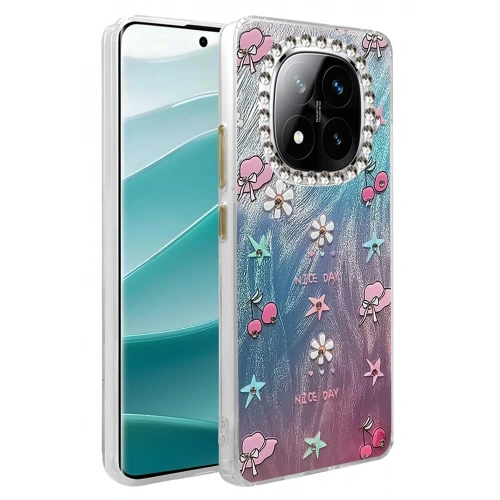Mey İthalat®   Redmi Note 14 Pro 4G Kılıf Blade Aynalı Desenli Kapak - Desen 4