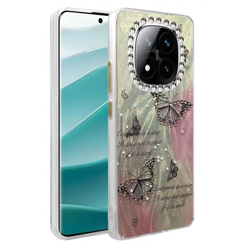Mey İthalat®   Redmi Note 14 Pro 4G Kılıf Blade Aynalı Desenli Kapak - Desen 6