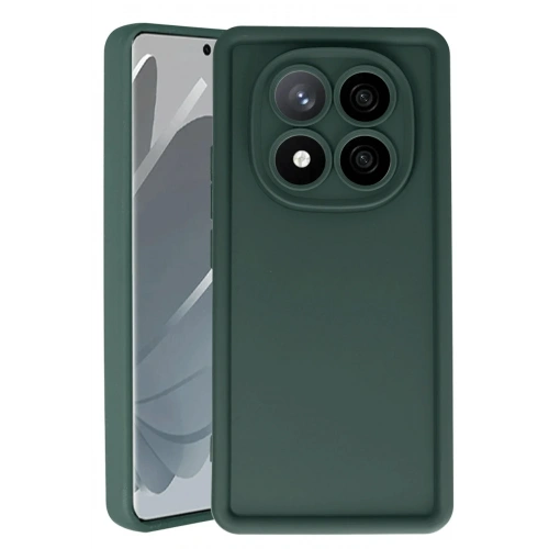Mey İthalat®   Redmi Note 14 Pro 4G Kılıf Viera Silikon - Koyu Yeşil
