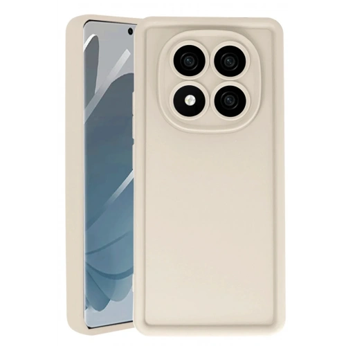 Mey İthalat®   Redmi Note 14 Pro 4G Kılıf Viera Silikon - Krem