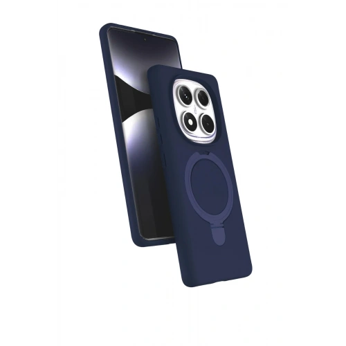 Mey İthalat®   Redmi Note 14 Pro 4G Regal Magsafe Standlı Kapak - Lacivert