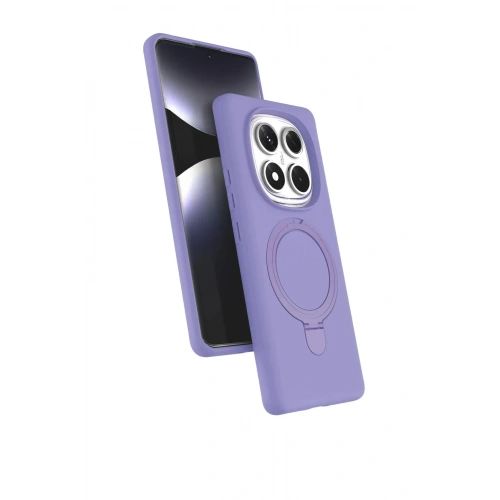 Mey İthalat®   Redmi Note 14 Pro 4G Regal Magsafe Standlı Kapak - Lila