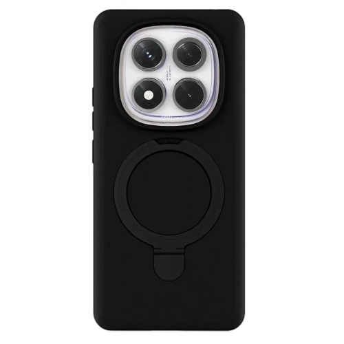 Mey İthalat®   Redmi Note 14 Pro 4G Regal Magsafe Standlı Kapak - Siyah