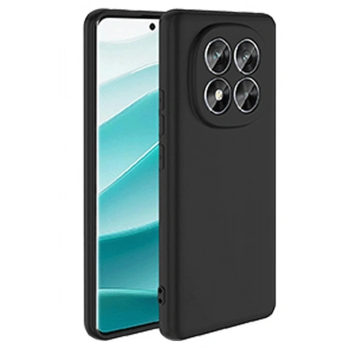 Mey İthalat®   Redmi Note 14 Pro 5G Kılıf First Silikon - Siyah