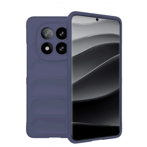 Mey İthalat®   Redmi Note 14 Pro 5G Kılıf Optimum Silikon - Lacivert