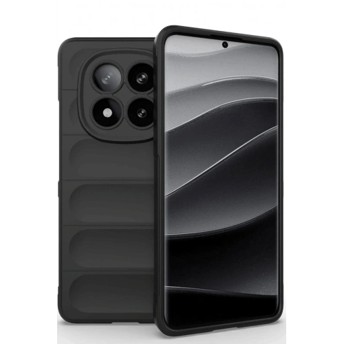 Mey İthalat®   Redmi Note 14 Pro 5G Kılıf Optimum Silikon - Siyah