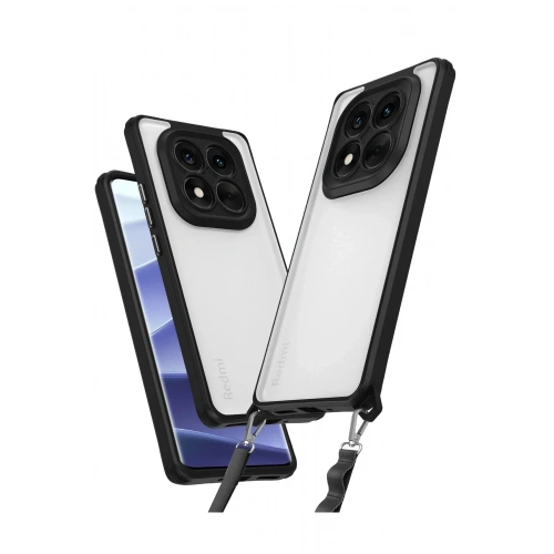 Mey İthalat®   Redmi Note 14 Pro 5G Kılıf Penta Silikon Kılıf - Siyah