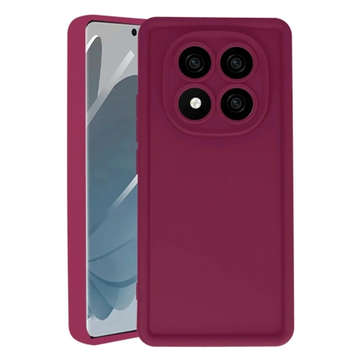 Mey İthalat®   Redmi Note 14 Pro 5G Kılıf Viera Silikon - Bordo