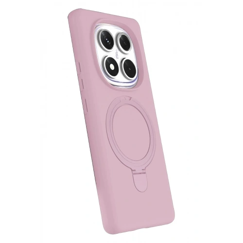 Mey İthalat®   Redmi Note 14 Pro 5G Regal Magsafe Standlı Kapak - Açık Pembe