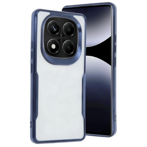Mey İthalat®   Redmi Note 14 Pro Plus Kılıf Boyi Silikon Kapak - Lacivert
