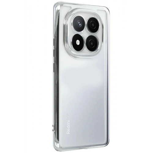 Mey İthalat®   Redmi Note 14 Pro Plus Kılıf  Lensli Silikon - Gümüş