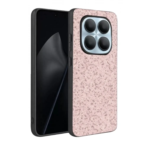 Mey İthalat®   Redmi Note 15 4G Bright Simli Kapak - Pembe