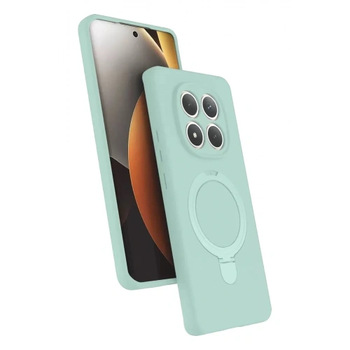 Mey İthalat®   Redmi Note 15 4G Regal Magsafe Standlı Kapak - Su Yeşili