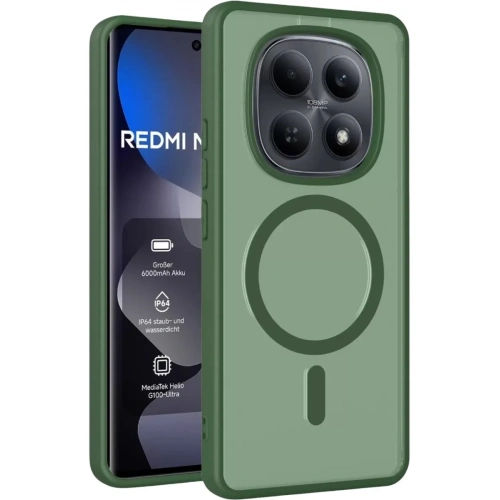 Mey İthalat®   Redmi Note 15 Pro 4G Jota Magsafe Kapak - Koyu Yeşil