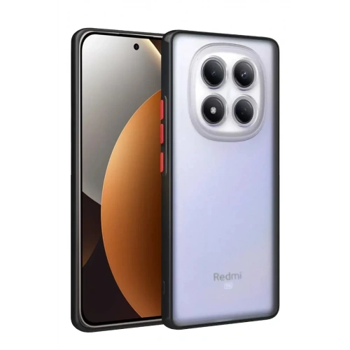 Mey İthalat®   Redmi Note 15 Pro 5G Montreal Silikon Kapak - Siyah