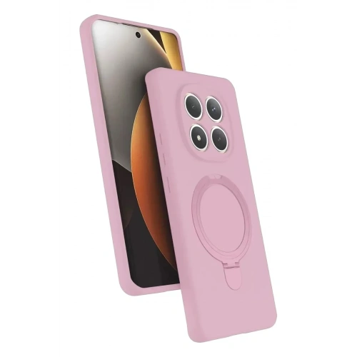 Mey İthalat®   Redmi Note 15 Pro 5G Regal Magsafe Standlı Kapak - Açık Pembe