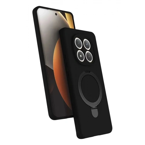 Mey İthalat®   Redmi Note 15 Pro 5G Regal Magsafe Standlı Kapak - Siyah