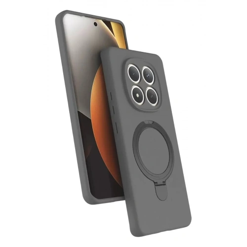 Mey İthalat®   Redmi Note 15 Pro 5G Regal Magsafe Standlı Kapak - Titan Gri