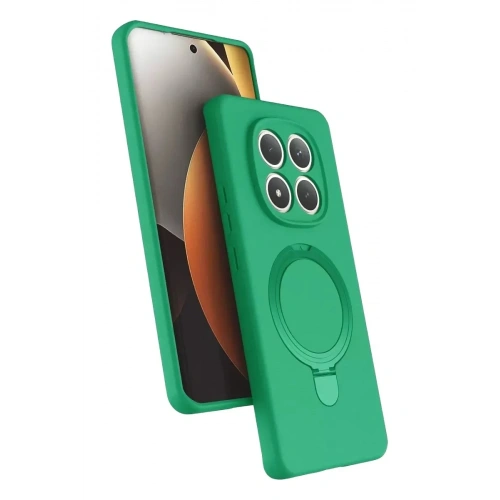 Mey İthalat®   Redmi Note 15 Pro 5G Regal Magsafe Standlı Kapak - Yeşil
