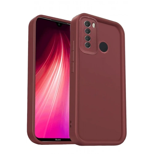 Mey İthalat®   Redmi Note 8 Kılıf Viera Silikon - Bordo