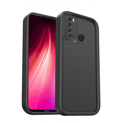 Mey İthalat®   Redmi Note 8 Kılıf Viera Silikon - Siyah