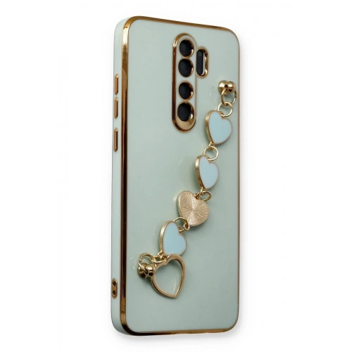 Mey İthalat®   Redmi Note 8 Pro Kılıf Esila Silikon - Su Yeşili