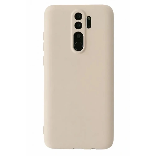 Mey İthalat®   Redmi Note 8 Pro Kılıf First Silikon - Krem