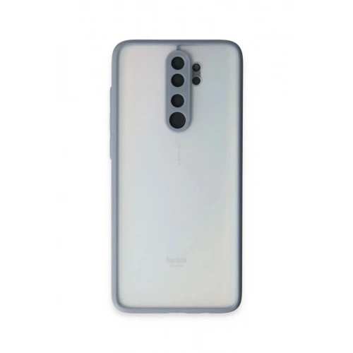 Mey İthalat®   Redmi Note 8 Pro Kılıf Montreal Silikon Kapak - Gri