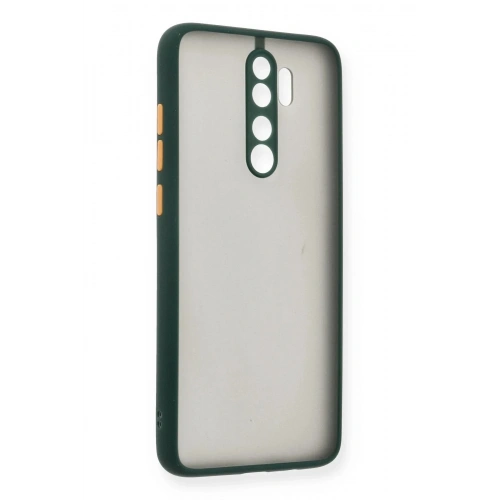 Mey İthalat®   Redmi Note 8 Pro Kılıf Montreal Silikon Kapak - Yeşil
