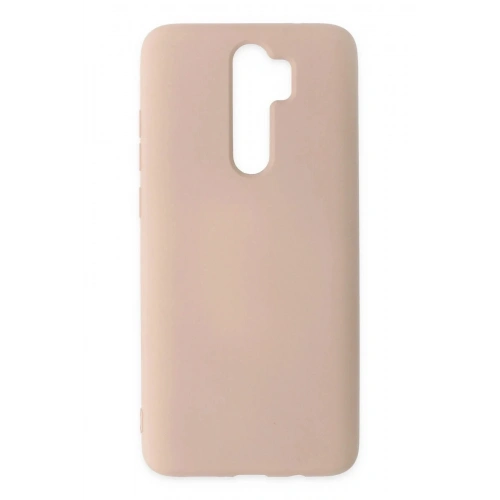 Mey İthalat®   Redmi Note 8 Pro Kılıf Nano içi Kadife Silikon - Pudra