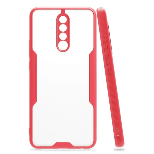 Mey İthalat®   Redmi Note 8 Pro Kılıf Platin Silikon - Pembe