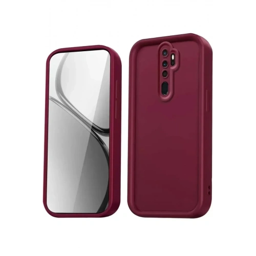 Mey İthalat®   Redmi Note 8 Pro Kılıf Viera Silikon - Bordo