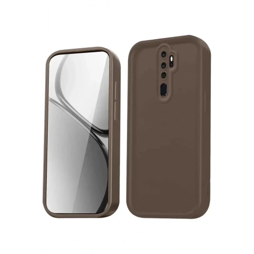Mey İthalat®   Redmi Note 8 Pro Kılıf Viera Silikon - Kahverengi
